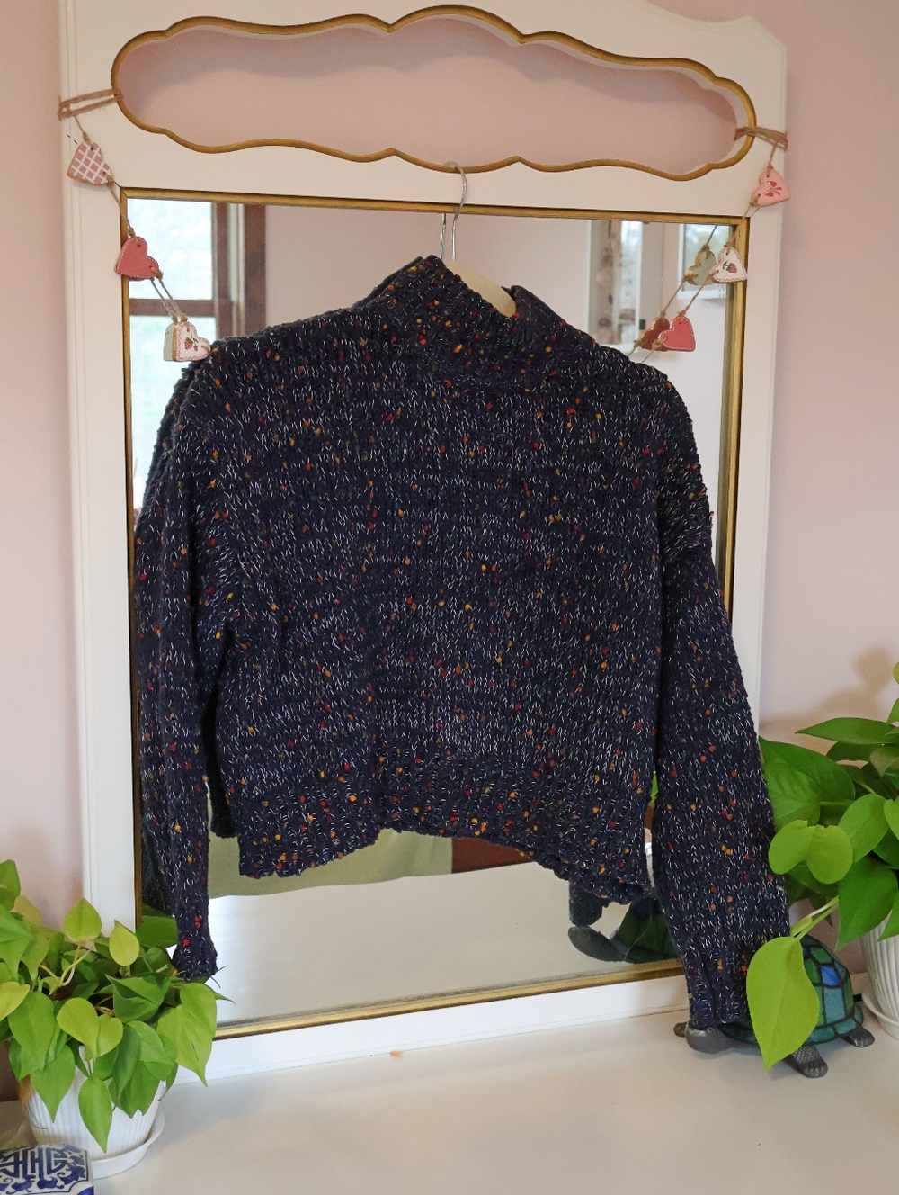 Navy Blue Knit Sweater